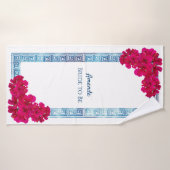 Aquarelle Elégance Grecian + Mariée rose à être (Serviette de bain)