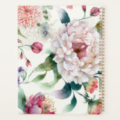 Aquarelle élégante délicate motif asiatique floral (Dos)