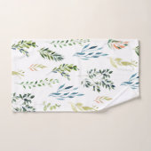 Aquarelle éléments floraux (Serviette à main)