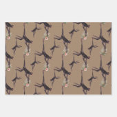 Aquarelle en papier Kraft Tropical Monkey Jungle (Devant)