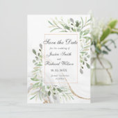 Aquarelle Enregistrer la date Invitation (Debout devant)