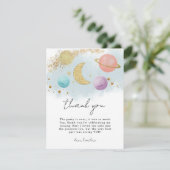 Aquarelle Espace extra-atmosphérique Deux Cartes d (Debout devant)