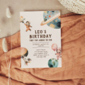 Aquarelle Espace Invitation Anniversaire