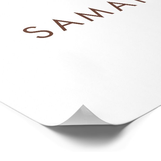 Aquarelle Espresso Martini douche Affiche de bienv (Coin)