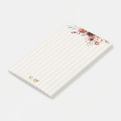 Aquarelle et bandes Post-it® Notes (Incliné)