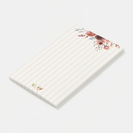 Aquarelle et bandes Post-it® Notes (Incliné)