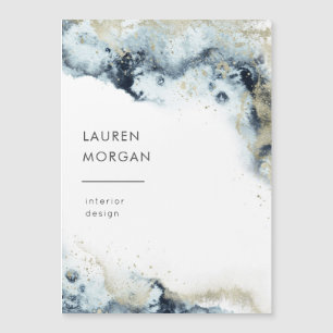 Aquarelle et Carte de visite magnétique du sable