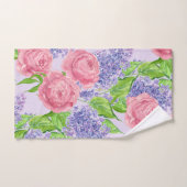 Aquarelle et lilas (Serviette à main)