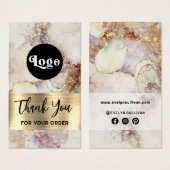 Aquarelle et papier d'aluminium (Devant & derrière)