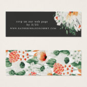 aquarelle été fleur sauvage Mariage de site Web Ca (Devant & derrière)