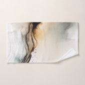 Aquarelle Ethérée Abstraite (Serviette à main)