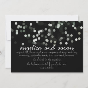 Aquarelle Étincelle - Invitations de mariage