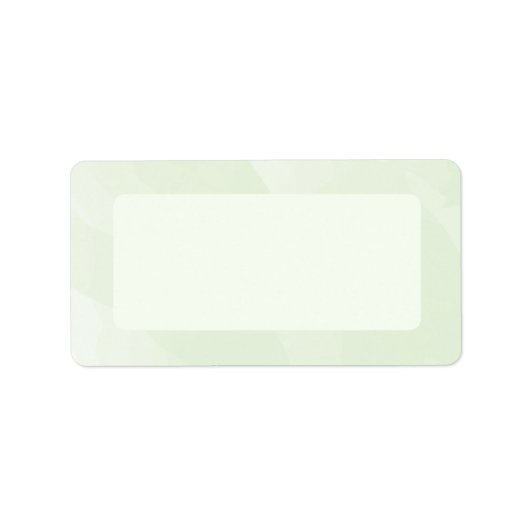 Aquarelle Étiquette de messagerie, vert menthe (Devant)