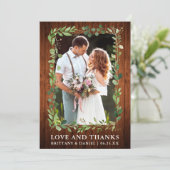 Aquarelle Eucalyptus Aimer Merci Mariage Wood (Debout devant)