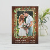 Aquarelle Eucalyptus Aimer Merci Wood Gold (Debout devant)