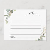 aquarelle eucalyptus conseil vert (Devant)