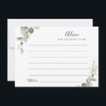 aquarelle eucalyptus conseil vert<br><div class="desc">Un design verdoyant avec un beau feuillage vert d'eucalyptus. N'hésitez pas à modifier les couleurs et les détails du texte.</div>