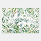 Aquarelle Eucalyptus Feuille Motif botanique (Devant 2)