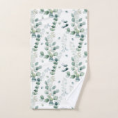Aquarelle eucalyptus feuilles (Serviette à main)