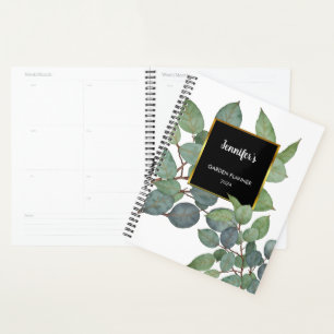 Aquarelle eucalyptus feuilles personnel élégant
