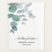 Aquarelle Eucalyptus joaillier personnalisé 2025 (Devant)