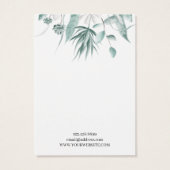 Aquarelle Eucalyptus Succulent ・ Écran de collier (Dos)