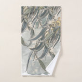 Aquarelle Eucalyptus Verdure Feuille (Serviette à main)