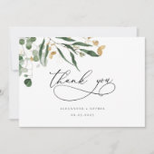 Aquarelle eucalyptus verdure mariage merci c (Devant)