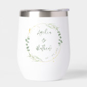 Aquarelle Eucalyptus Verdure Wreath Mariage Cadeau (Gauche)