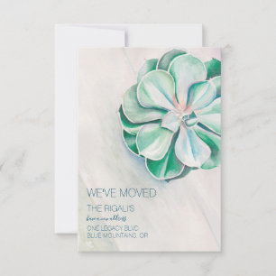 Aquarelle Faire-part de déplacement efficace