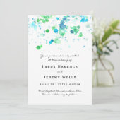 Aquarelle Faire-part de mariage (Debout devant)