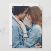 Aquarelle Faire-part de mariage florale (Dos)