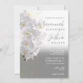 Aquarelle Faire-part de mariage I gris (Devant)