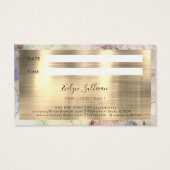 aquarelle fausse parties scintillant et huile d'or (Dos)