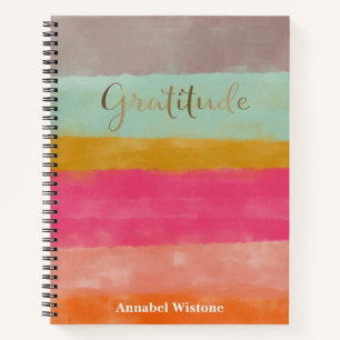 Aquarelle Faux Gold Customisé Journal de reconnai