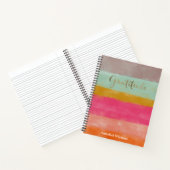 Aquarelle Faux Gold Customisé Journal de reconnais (Intérieur)