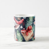 Aquarelle Festif Mouton de Noël Mug (Centre)