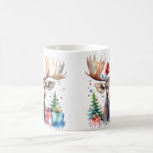 Aquarelle Festif Oie Mug de Noël (Centre)