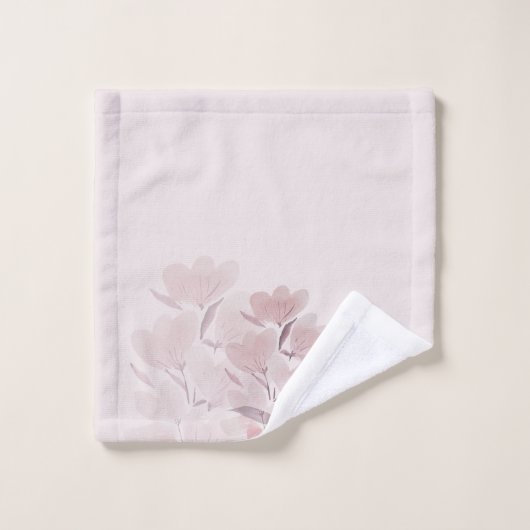 Aquarelle Feuille de Burgundy Dream (Gant de toilette)