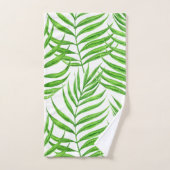 Aquarelle feuille de palme (Serviette à main)