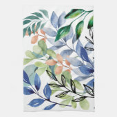 Aquarelle Feuille Serviettes de cuisine (Vertical)