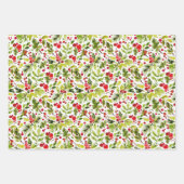 Aquarelle Feuilles de Noël et baies (Devant 2)