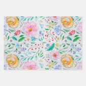 Aquarelle Feuilles & Fleurs (Devant)