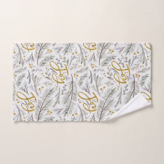 Aquarelle Fir Twig (Serviette à main)