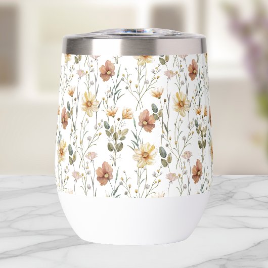 Aquarelle Fleur de Boho