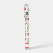 Aquarelle Fleur de Pavot Corail Rose (Côté gauche)