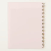 Aquarelle Fleur Rose 2026 (Dos)