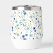 Aquarelle Fleur sauvage bleu (Avant)