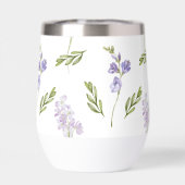 Aquarelle Fleur Sauvage Bleue (Arrière)