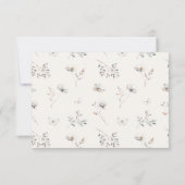 Aquarelle Fleur sauvage Delicate ID1102 RSVP (Dos)
